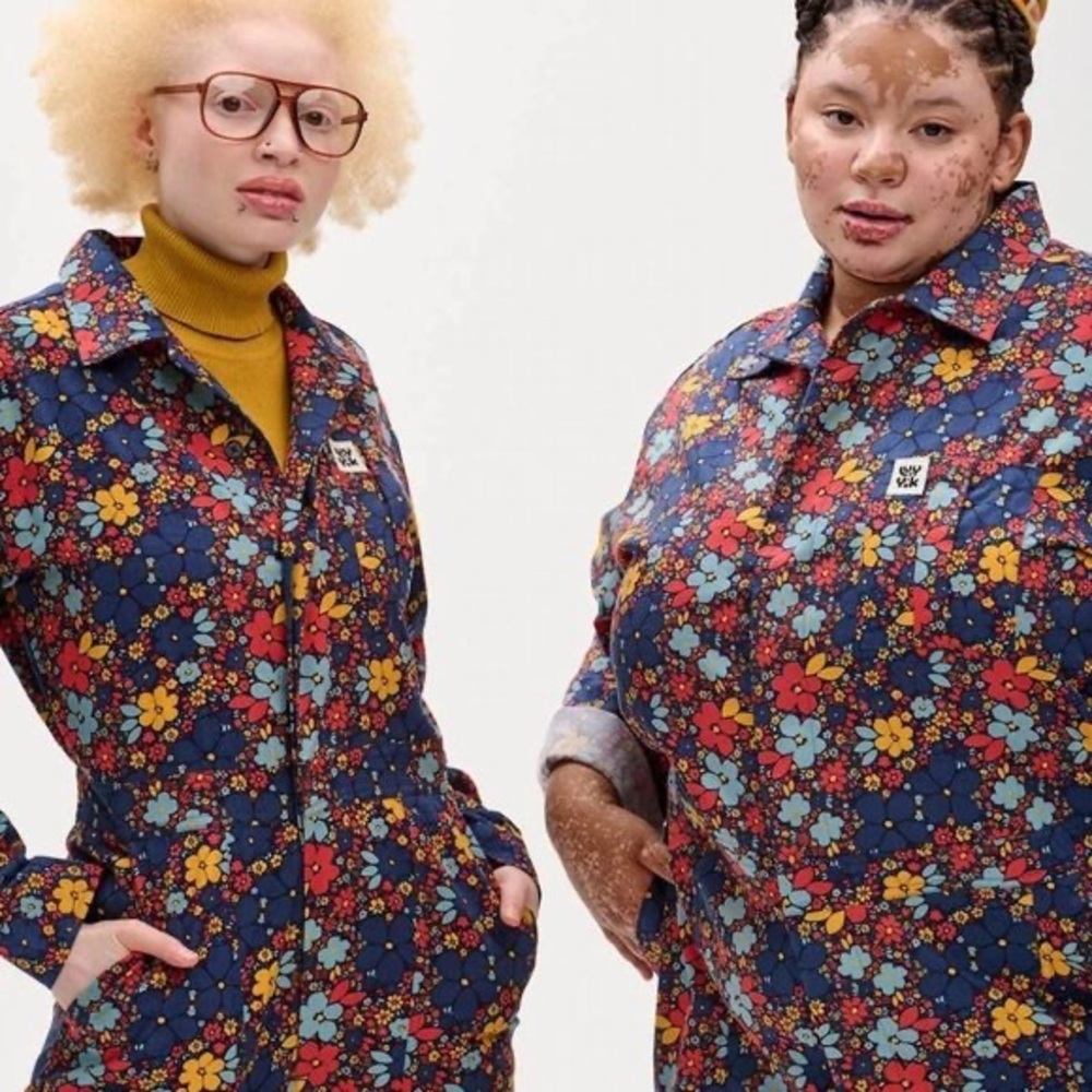 Lucy and Yak L.E. Carmen Floral Boilersuit Size S Small